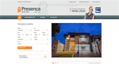 Desktop Screenshot of imoveispresenca.com.br